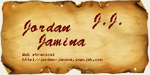 Jordan Jamina vizit kartica